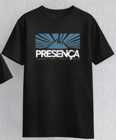 Camiseta Preta Oversized - PRESENÇA