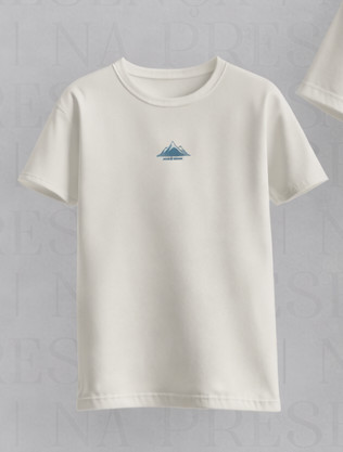 Camiseta Branca Baby Look - PRESENÇA